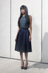Midnight Silk Skirt