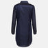 Midnight Silk Shirtdress
