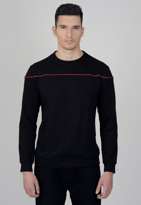 Waffle Knit Sweatshirt