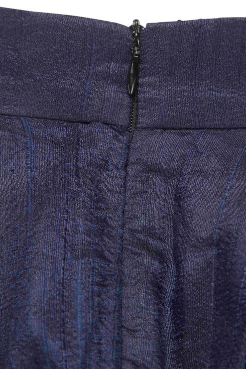 High Waist Silk Skirt