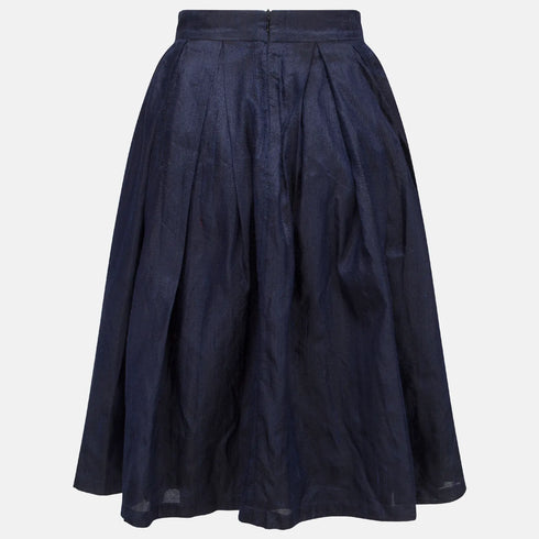 High Waist Silk Skirt